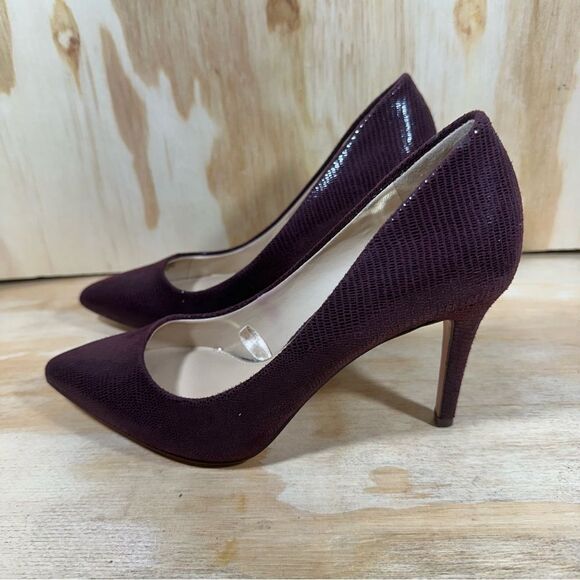 Jessica Simpson Maroon Heels Women’s Size 5.5 - Picture 1 of 7